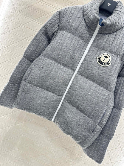 Standing collar down jacket