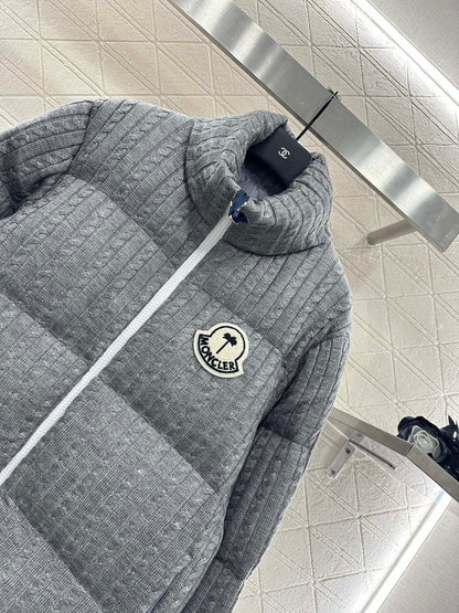 Standing collar down jacket