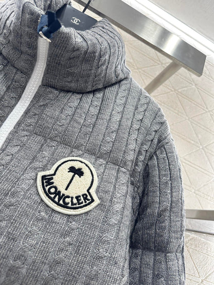 Standing collar down jacket