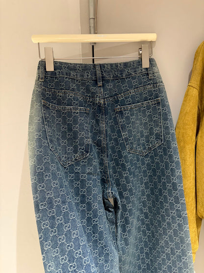 Full printed jeans