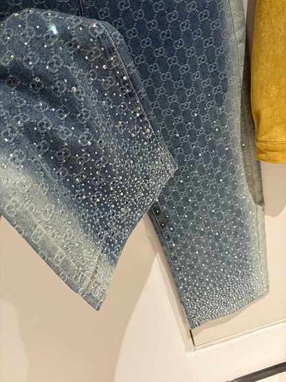 Full printed jeans