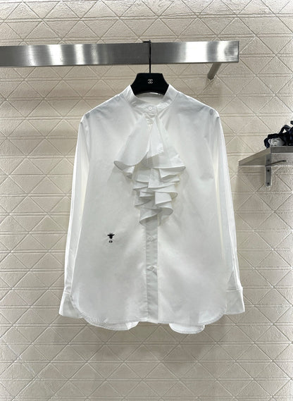 Stacked cake collar shirt