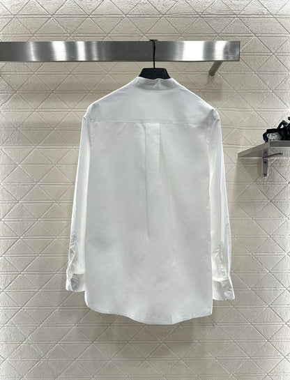 Stacked cake collar shirt
