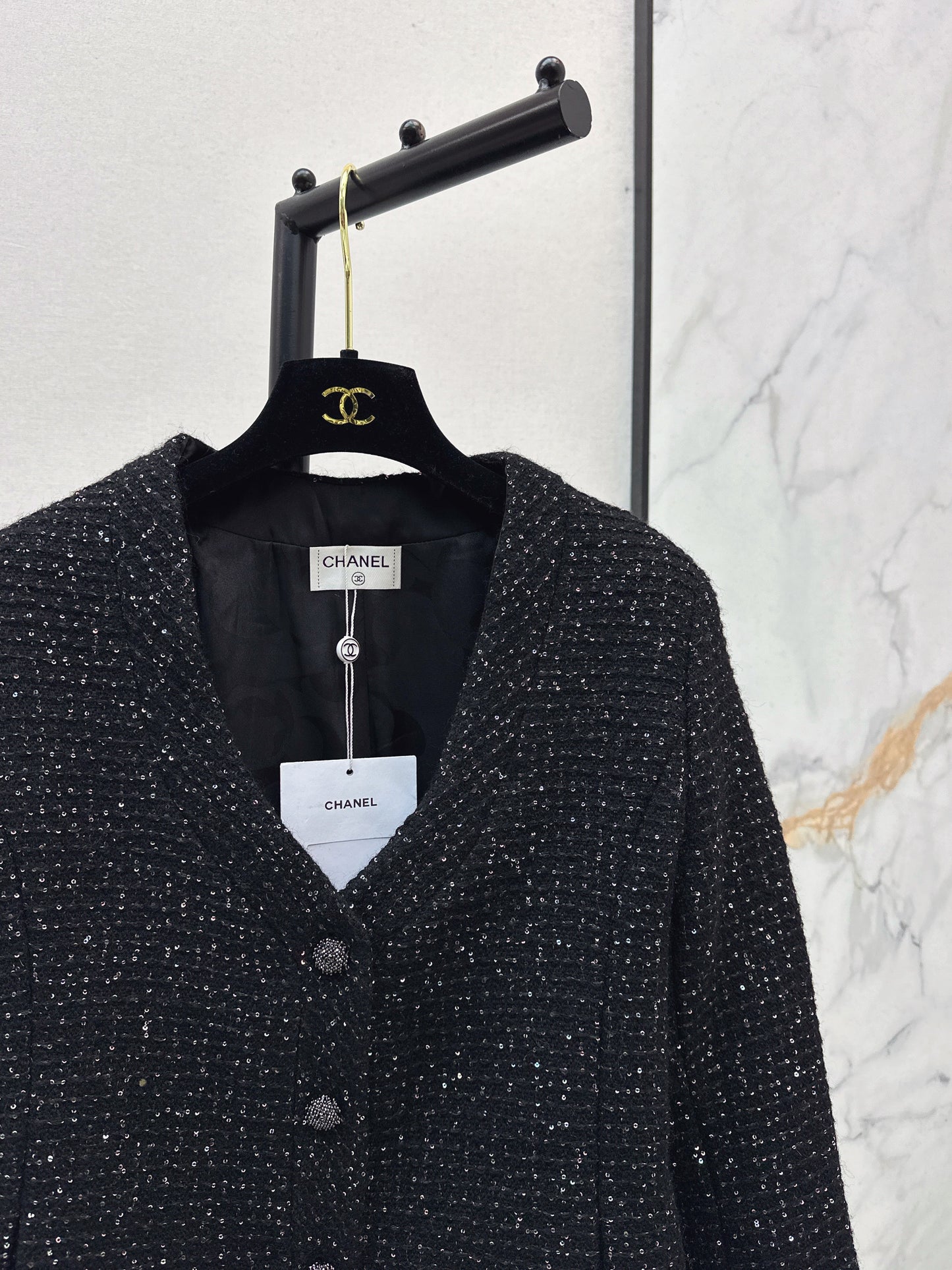 Woven woolen woolen woolen coat