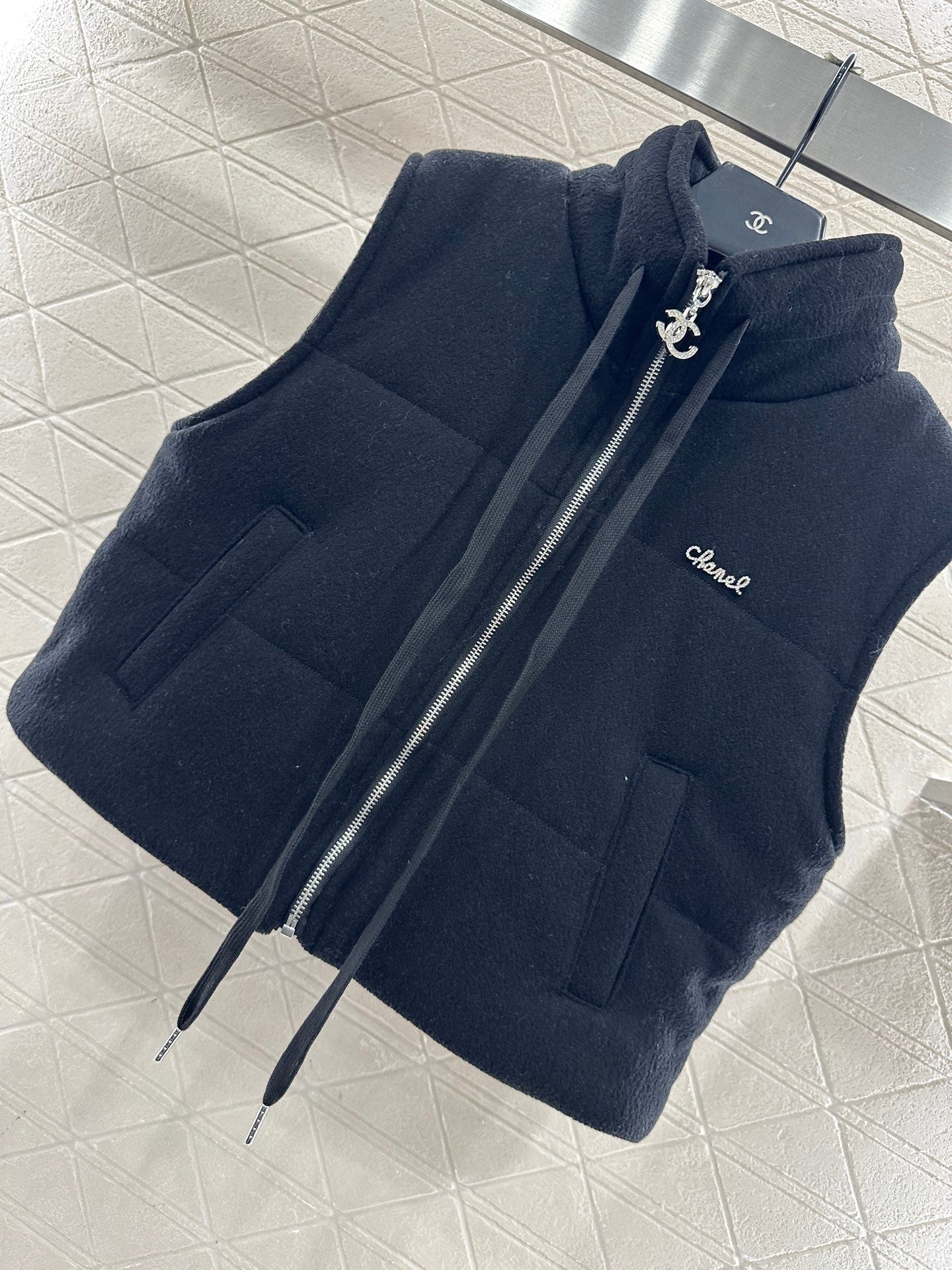 Hooded wool suit