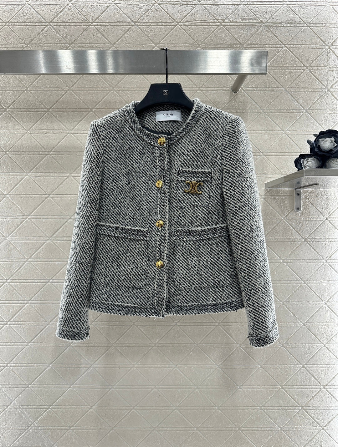 Weaving gray coat