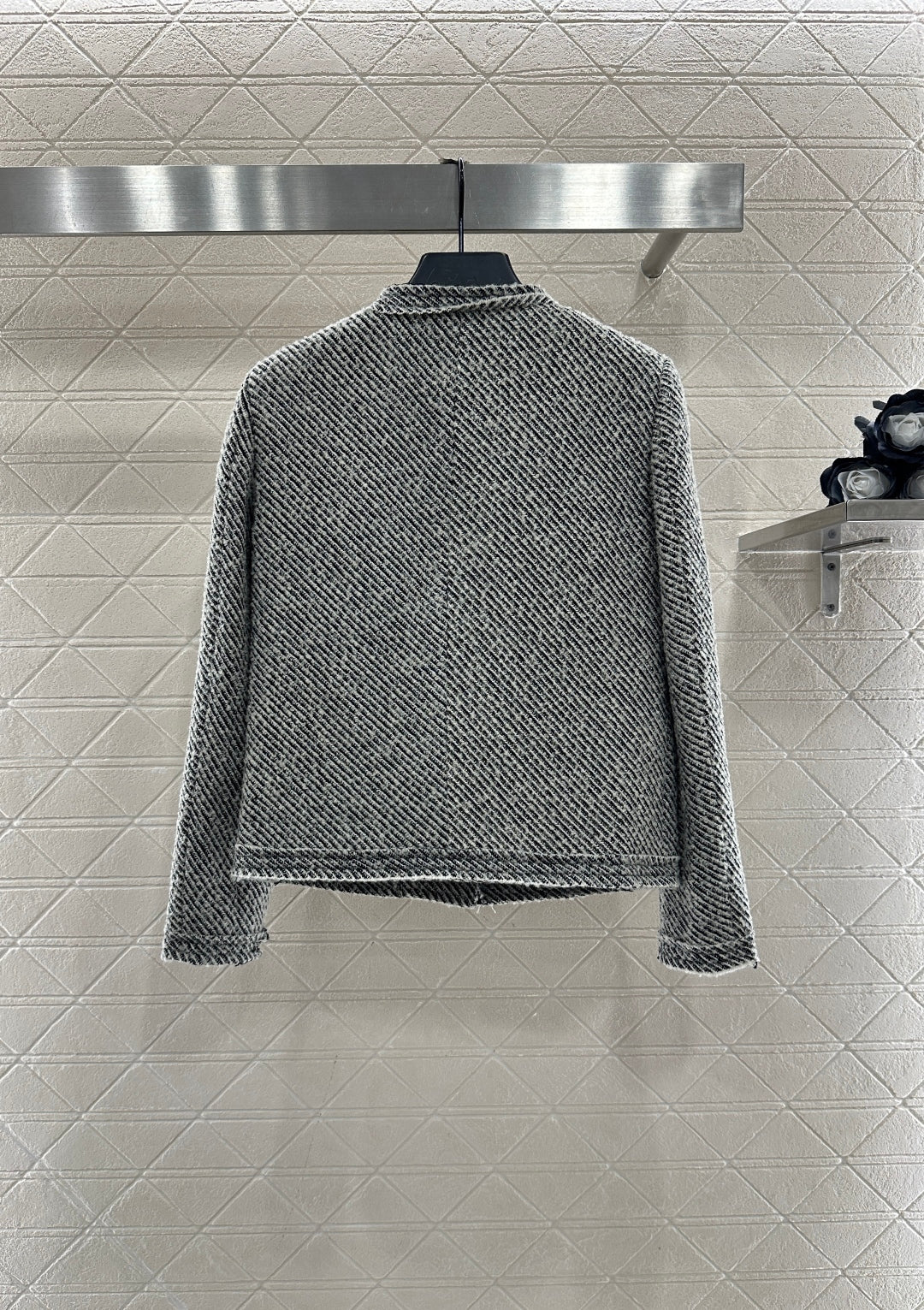 Weaving gray coat
