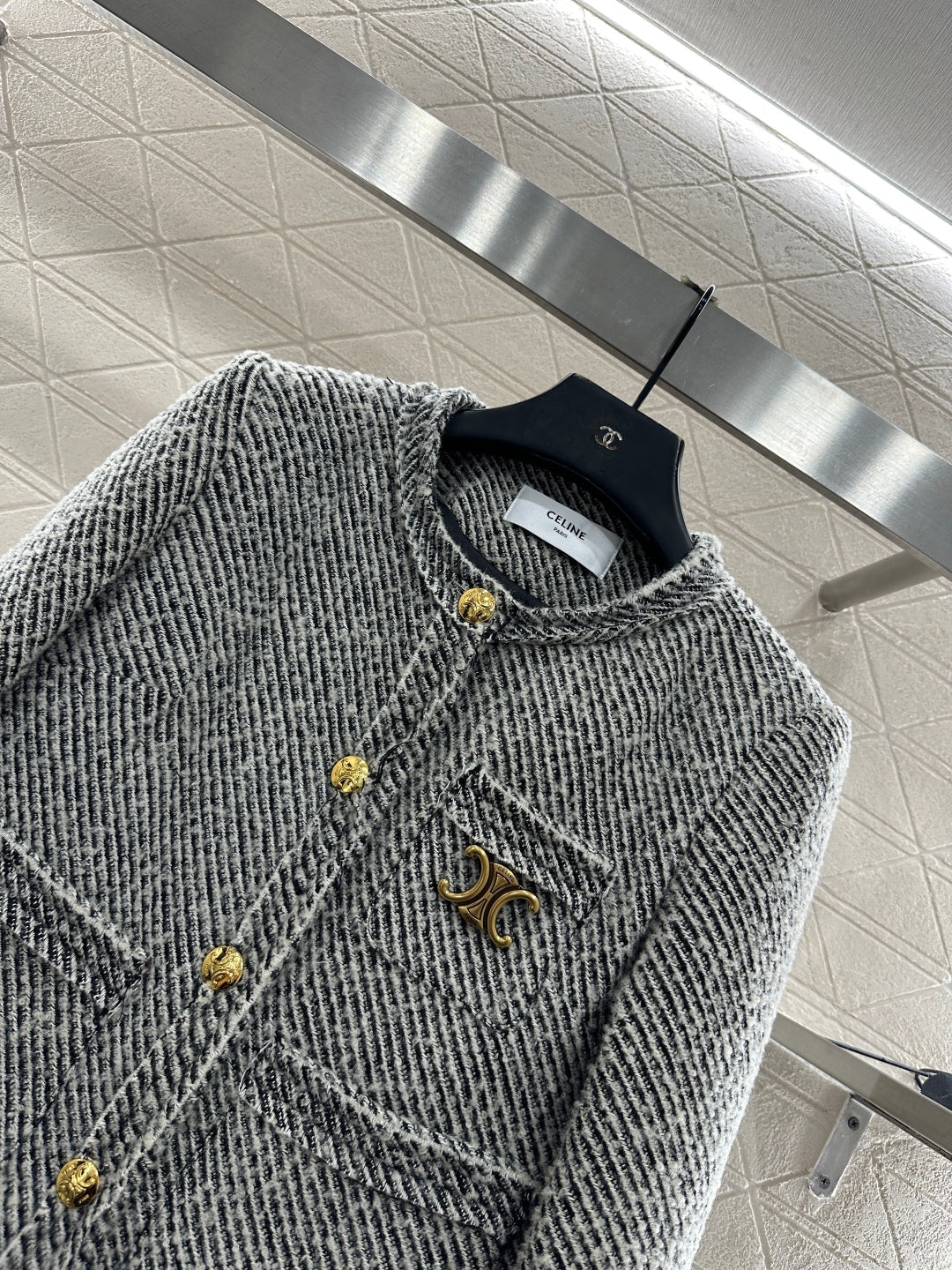 Weaving gray coat