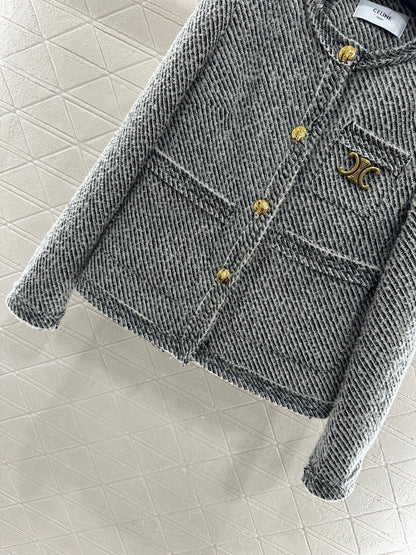 Weaving gray coat