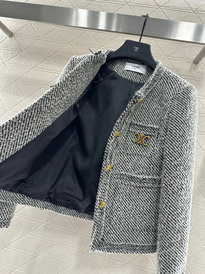 Weaving gray coat