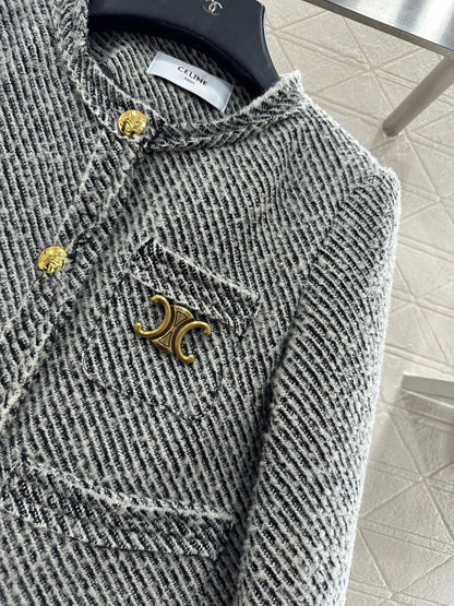 Weaving gray coat