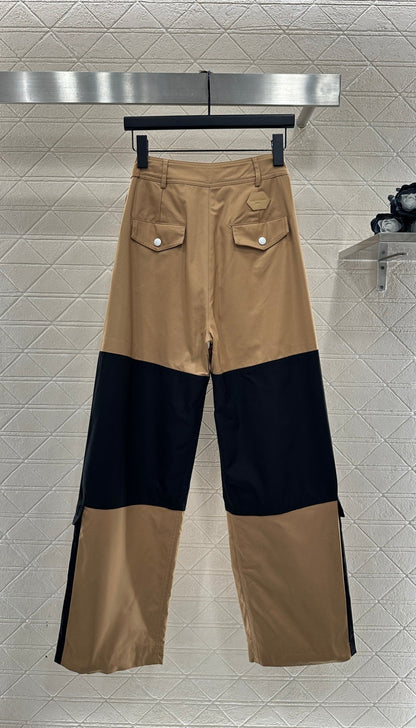 Color blocked pants
