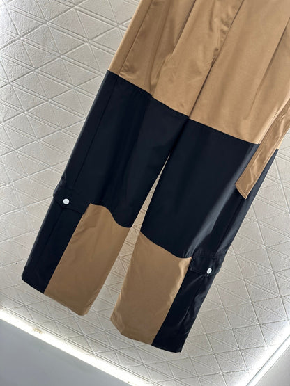 Color blocked pants
