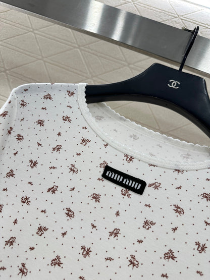 Slim fit round neck floral dress