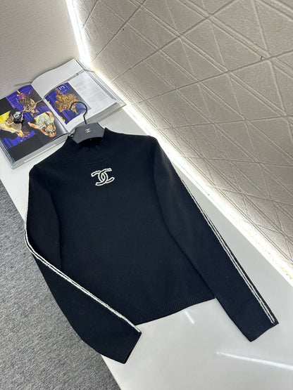 Stand up collar knitted base