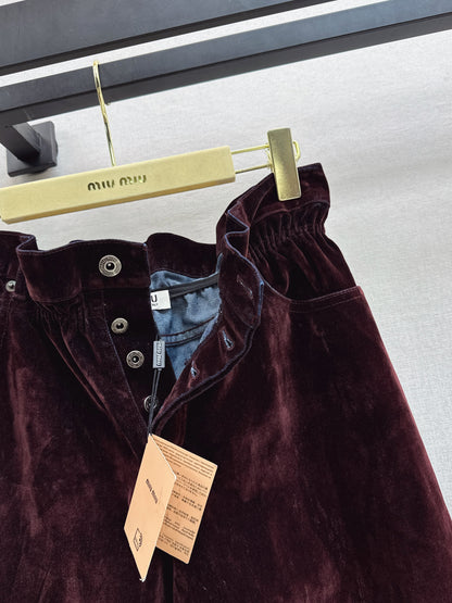 Velvet pants