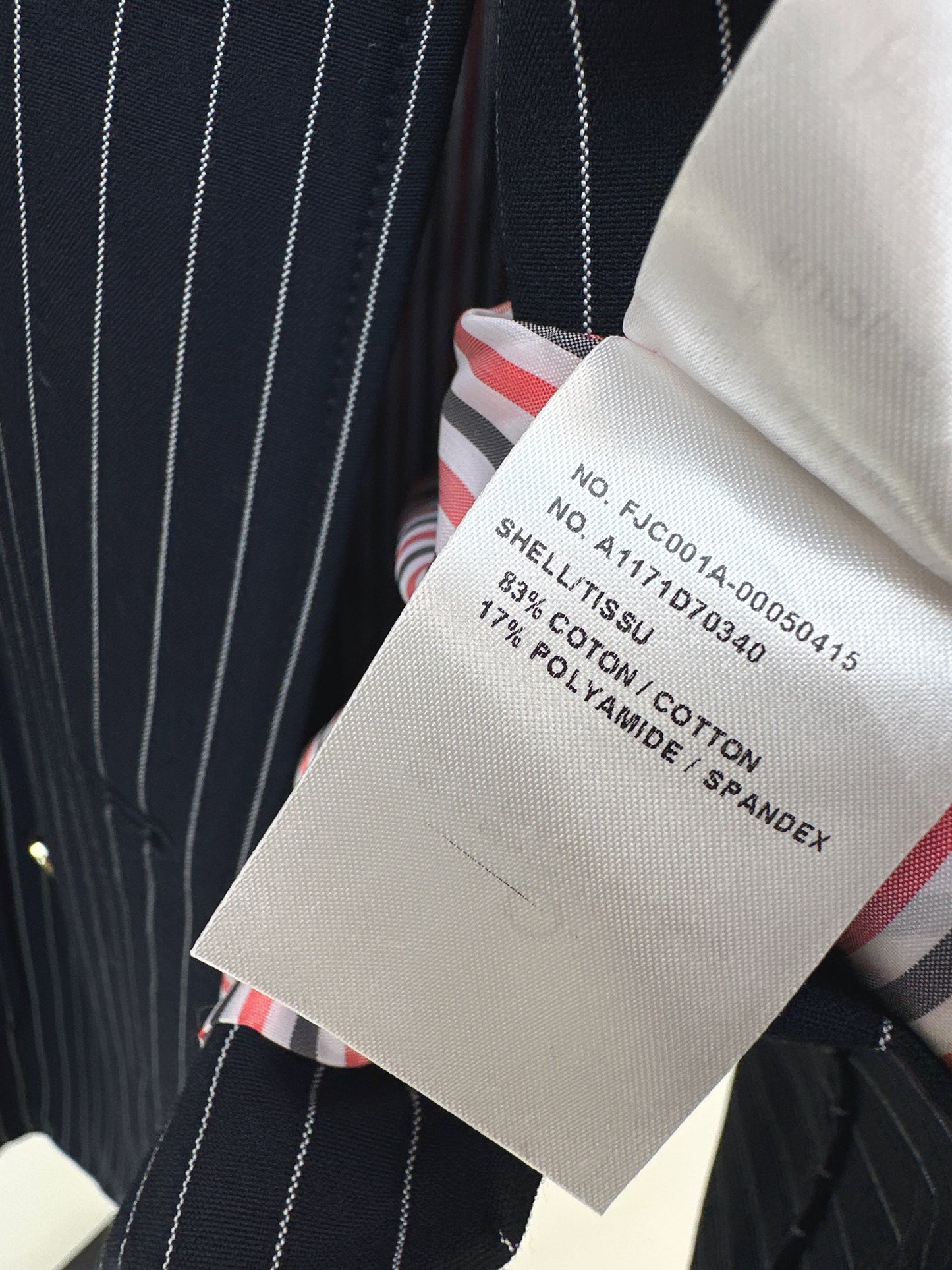 Silhouette double breasted suit jacket
