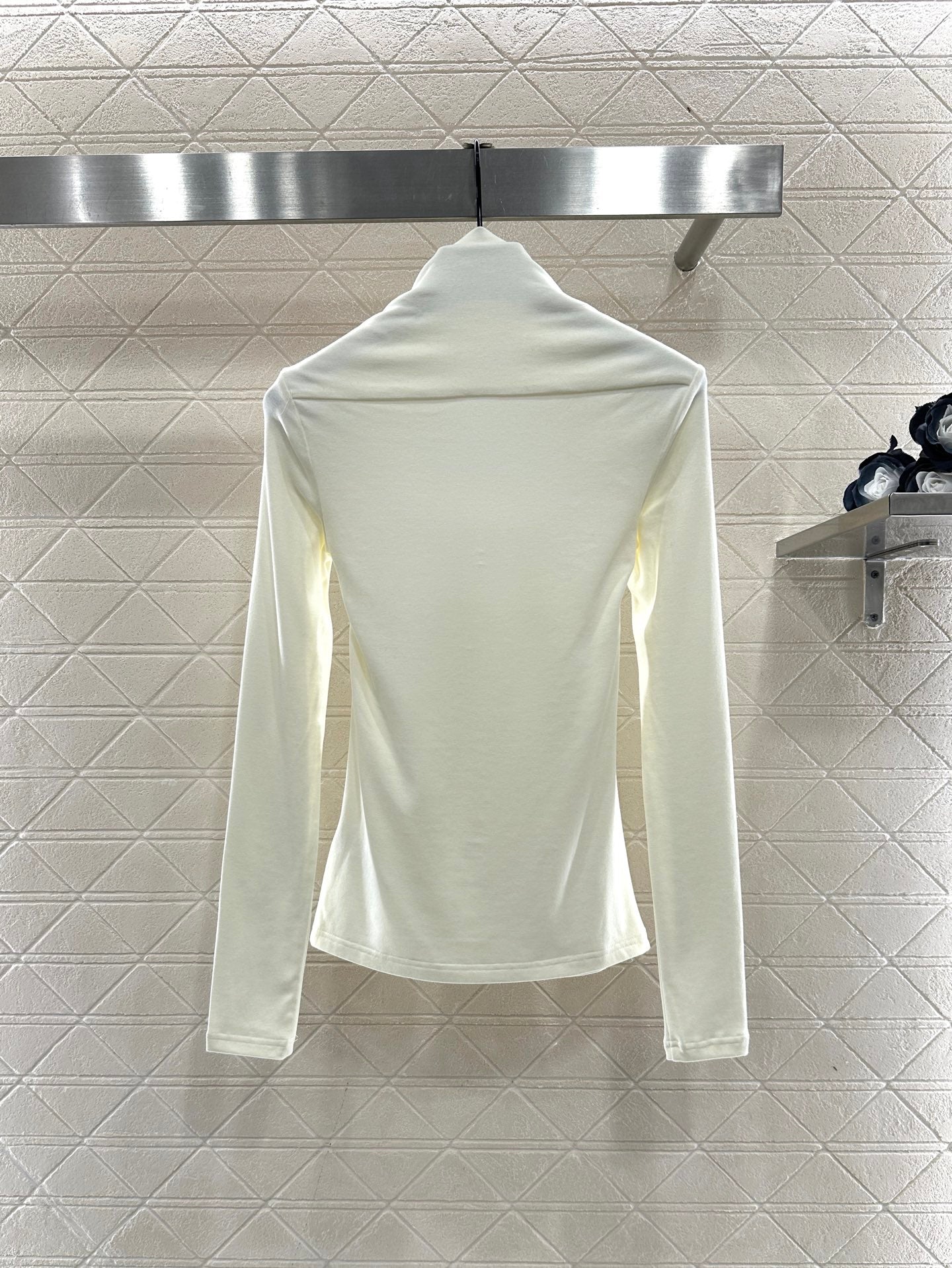 Slim fit rhinestone top
