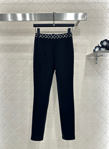 High stretch fleece leggings