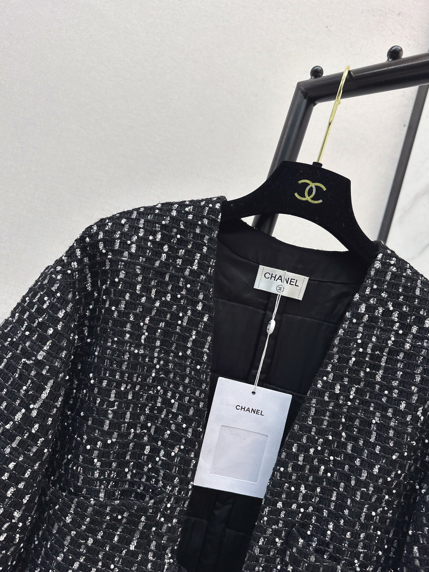 Wind glitter woven strap decorative jacket