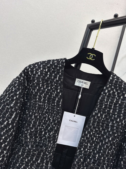 Wind glitter woven strap decorative jacket