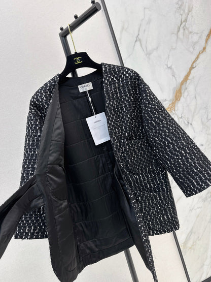 Wind glitter woven strap decorative jacket