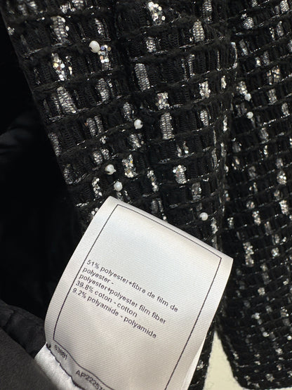 Wind glitter woven strap decorative jacket
