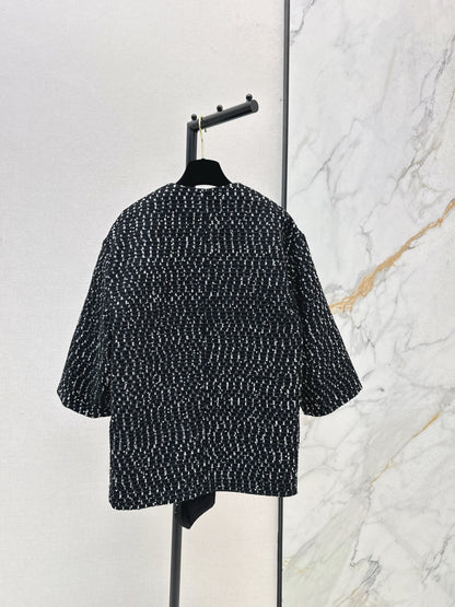 Wind glitter woven strap decorative jacket