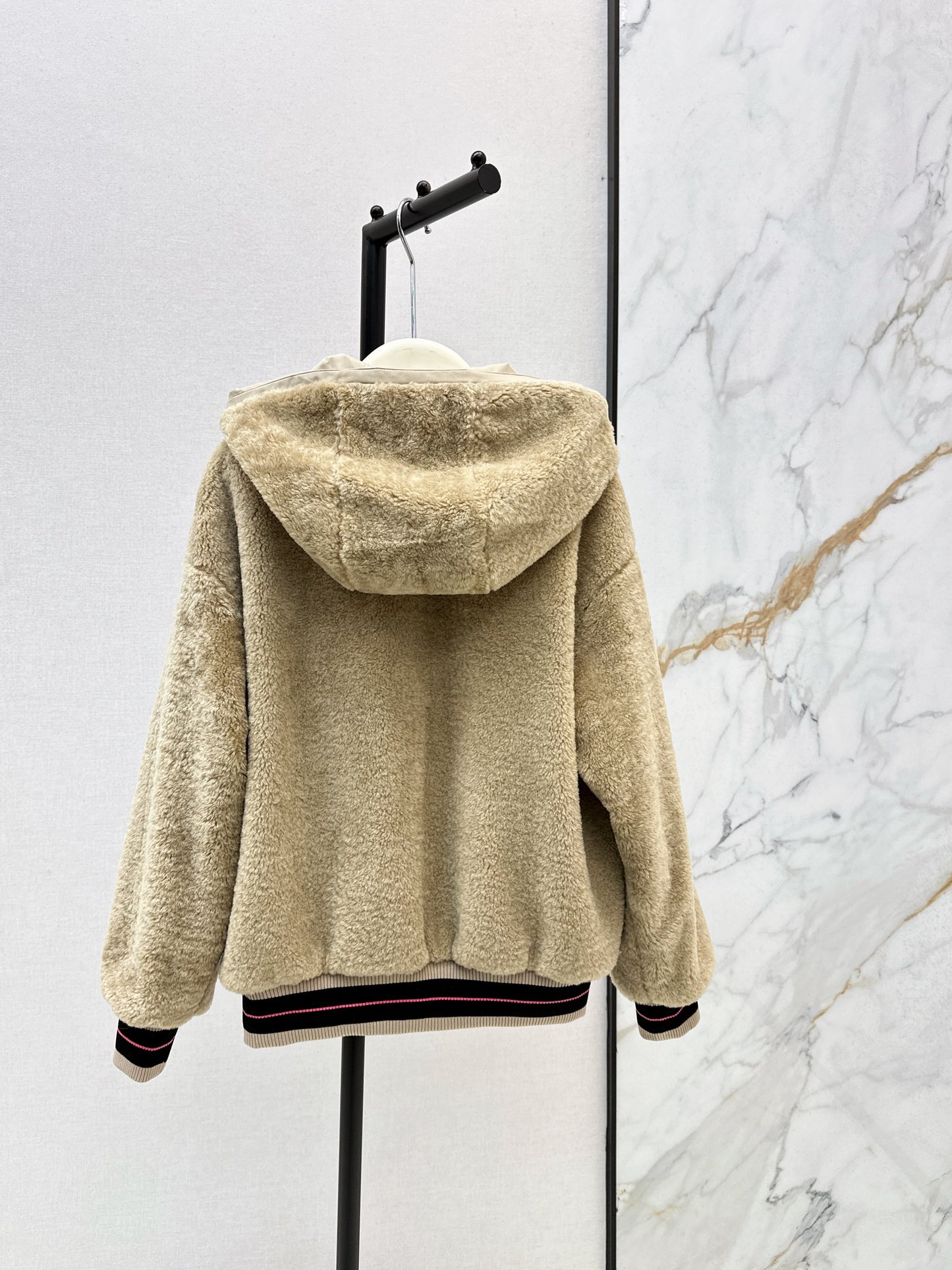 Warm plush jacket