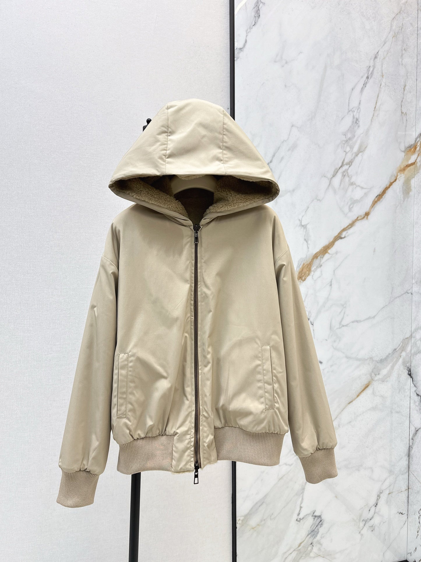 Warm plush jacket