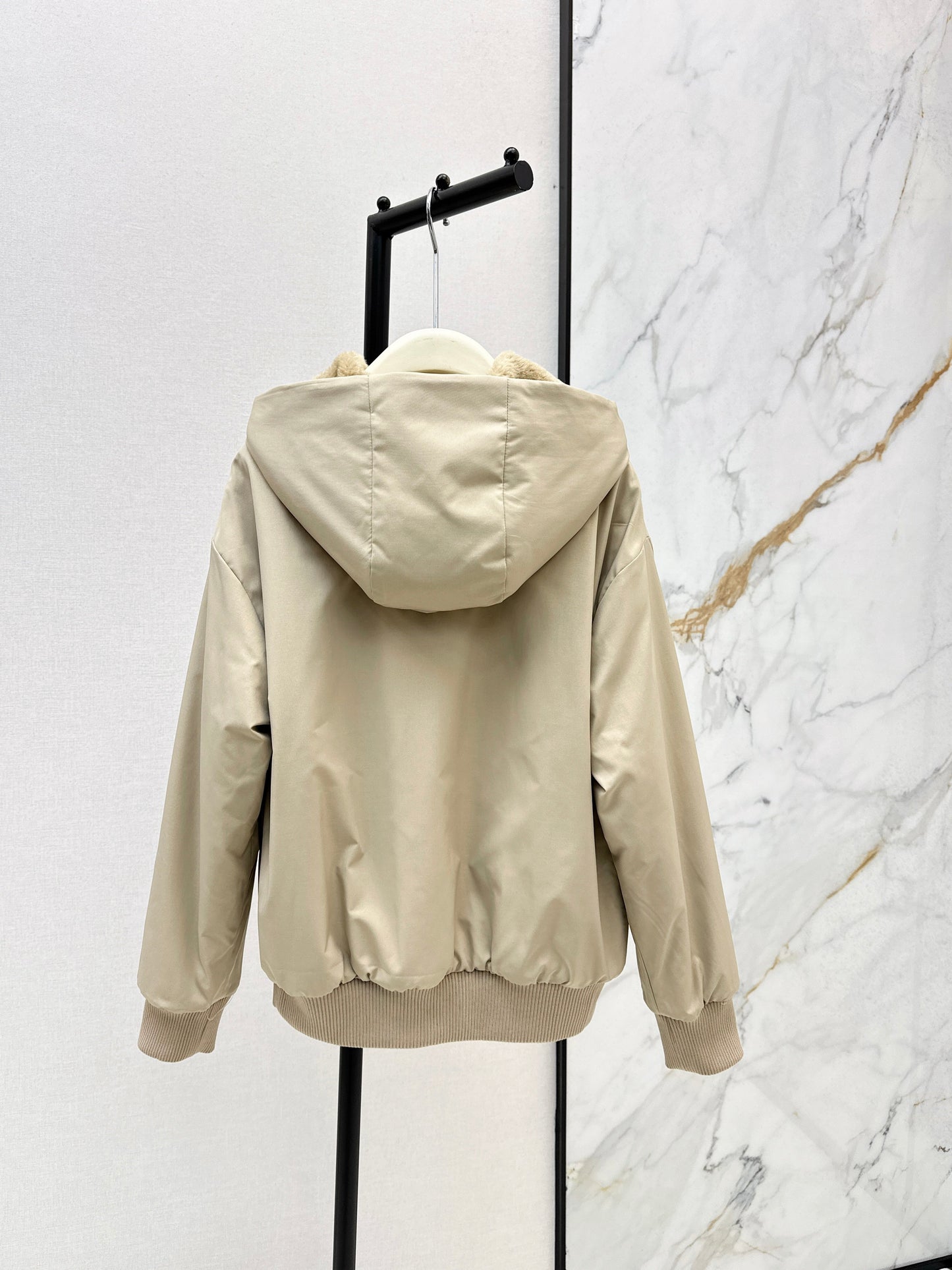 Warm plush jacket