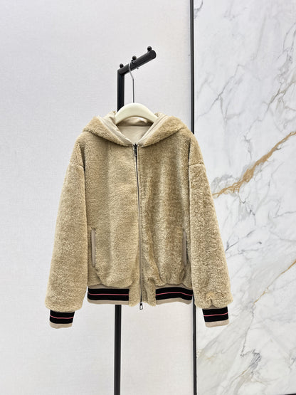 Warm plush jacket