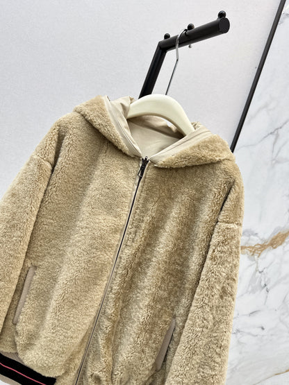 Warm plush jacket