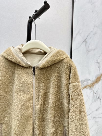 Warm plush jacket