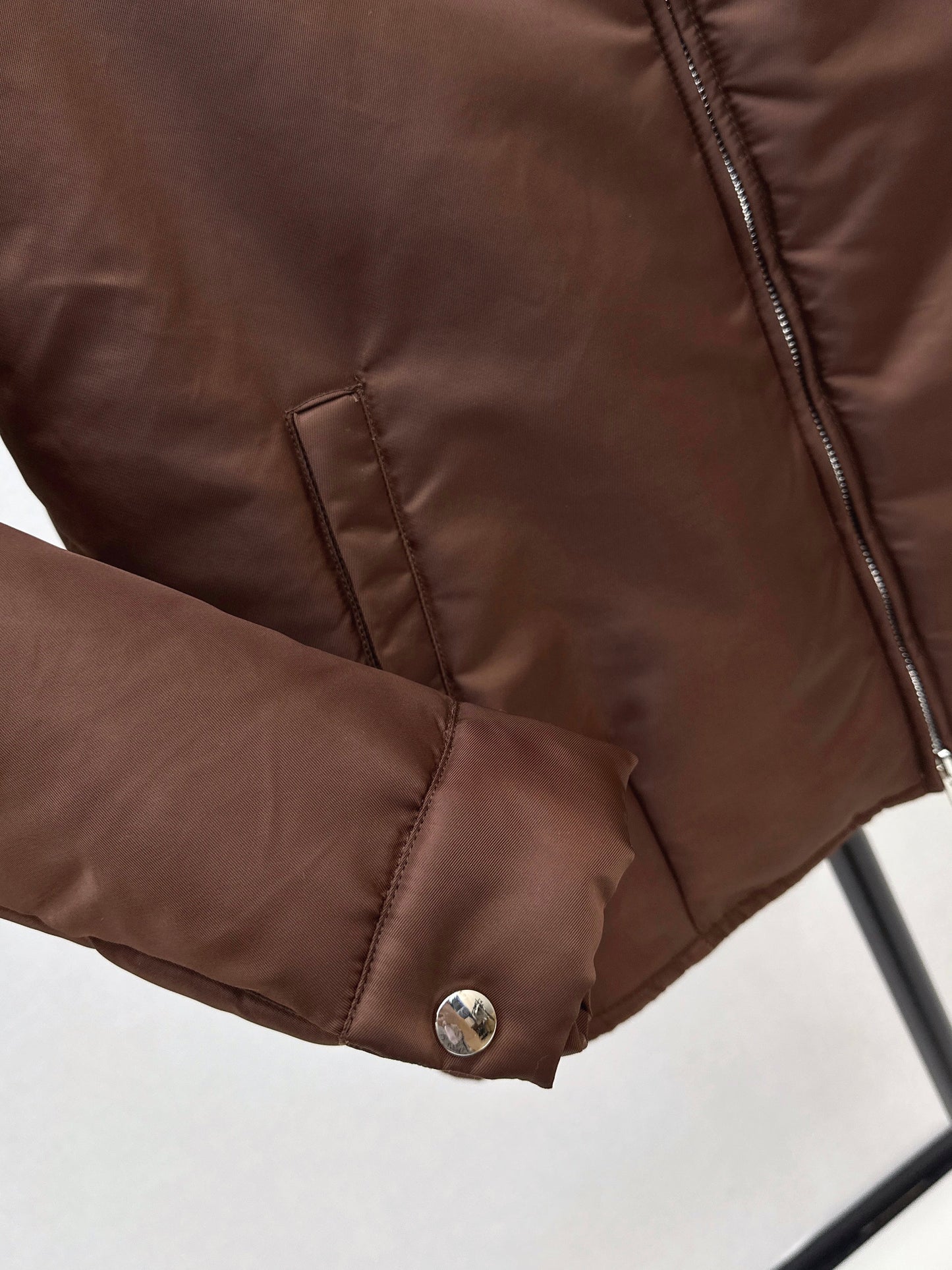 Hooded cotton jacket