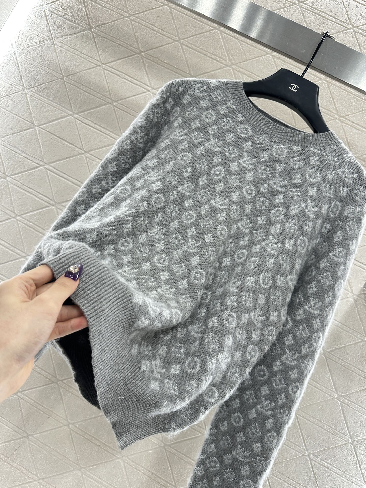 jacquard sweater
