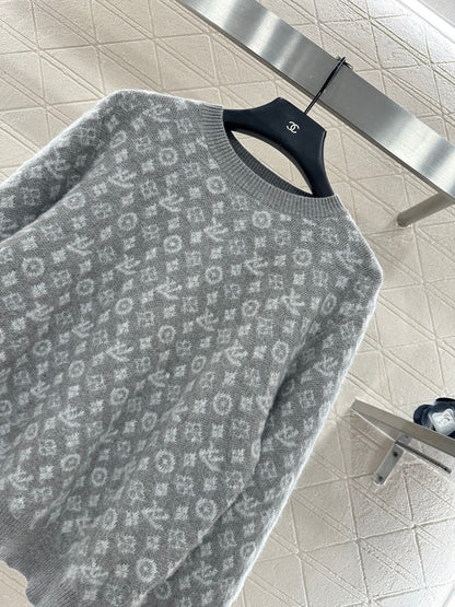 jacquard sweater
