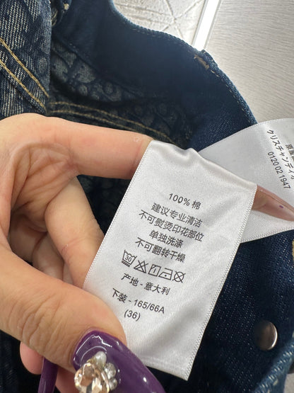 Deconstructing wide leg denim pants