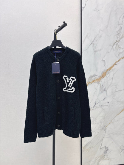 Flower jacquard cardigan