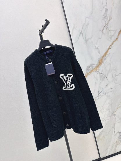 Flower jacquard cardigan