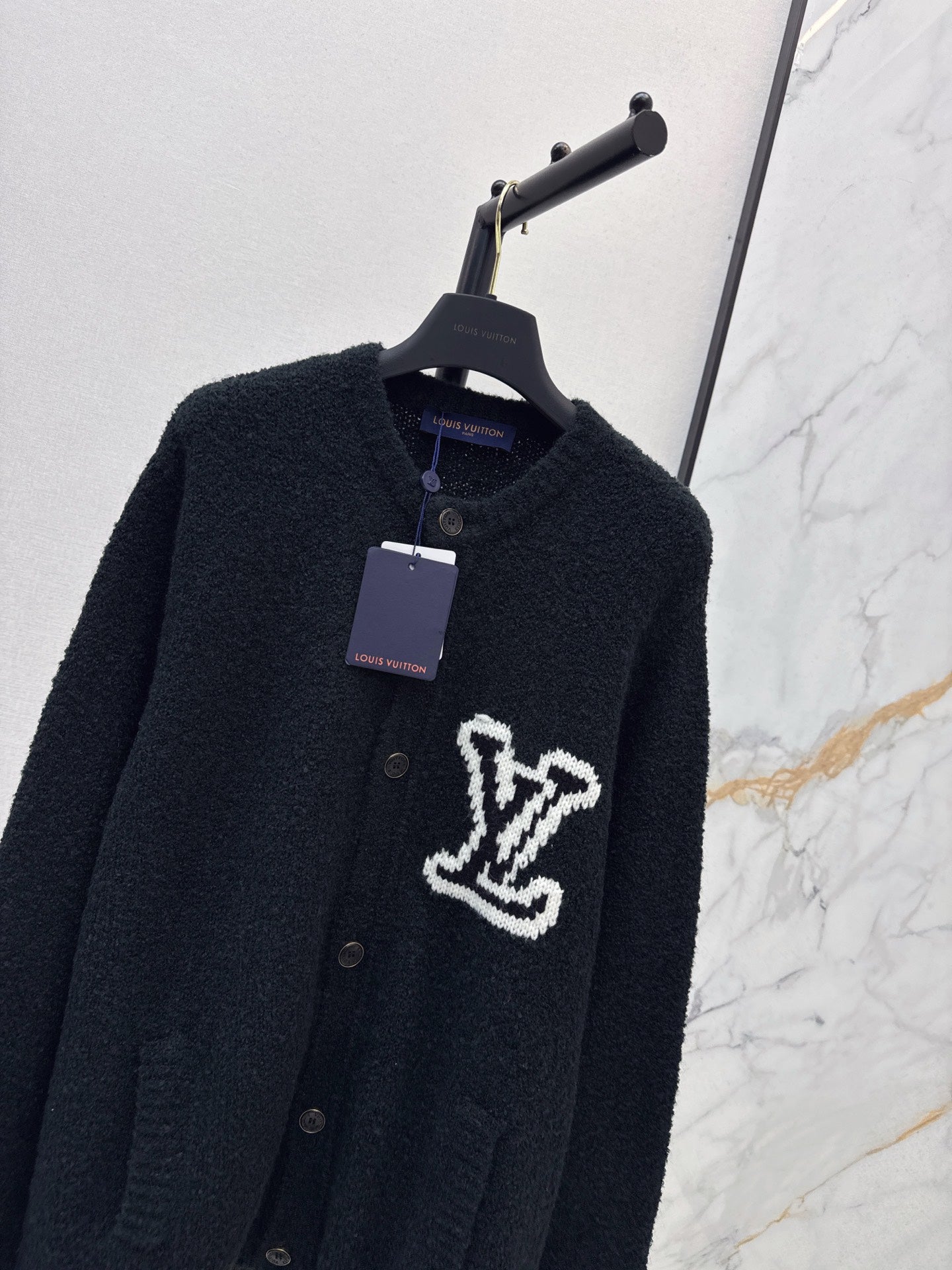 Flower jacquard cardigan