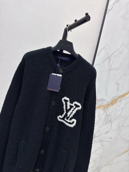 Flower jacquard cardigan