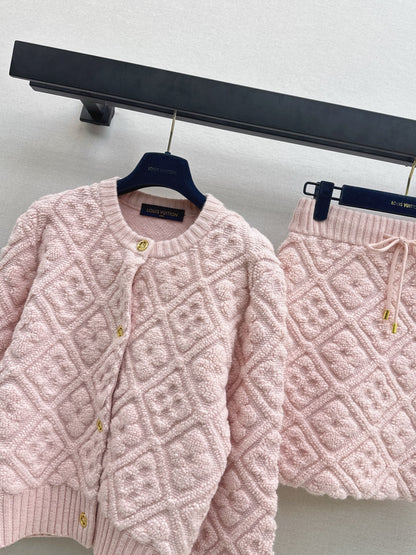 Lingge Knitted Set