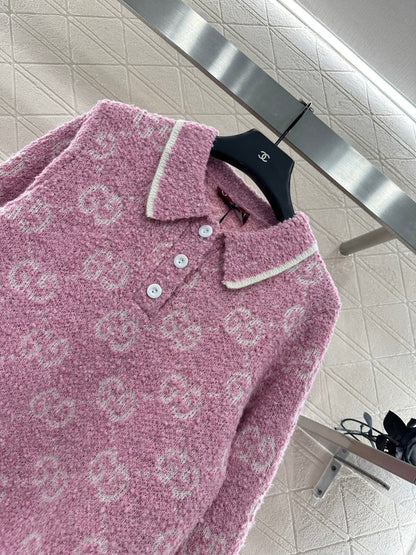 Jacquard Knitted Top