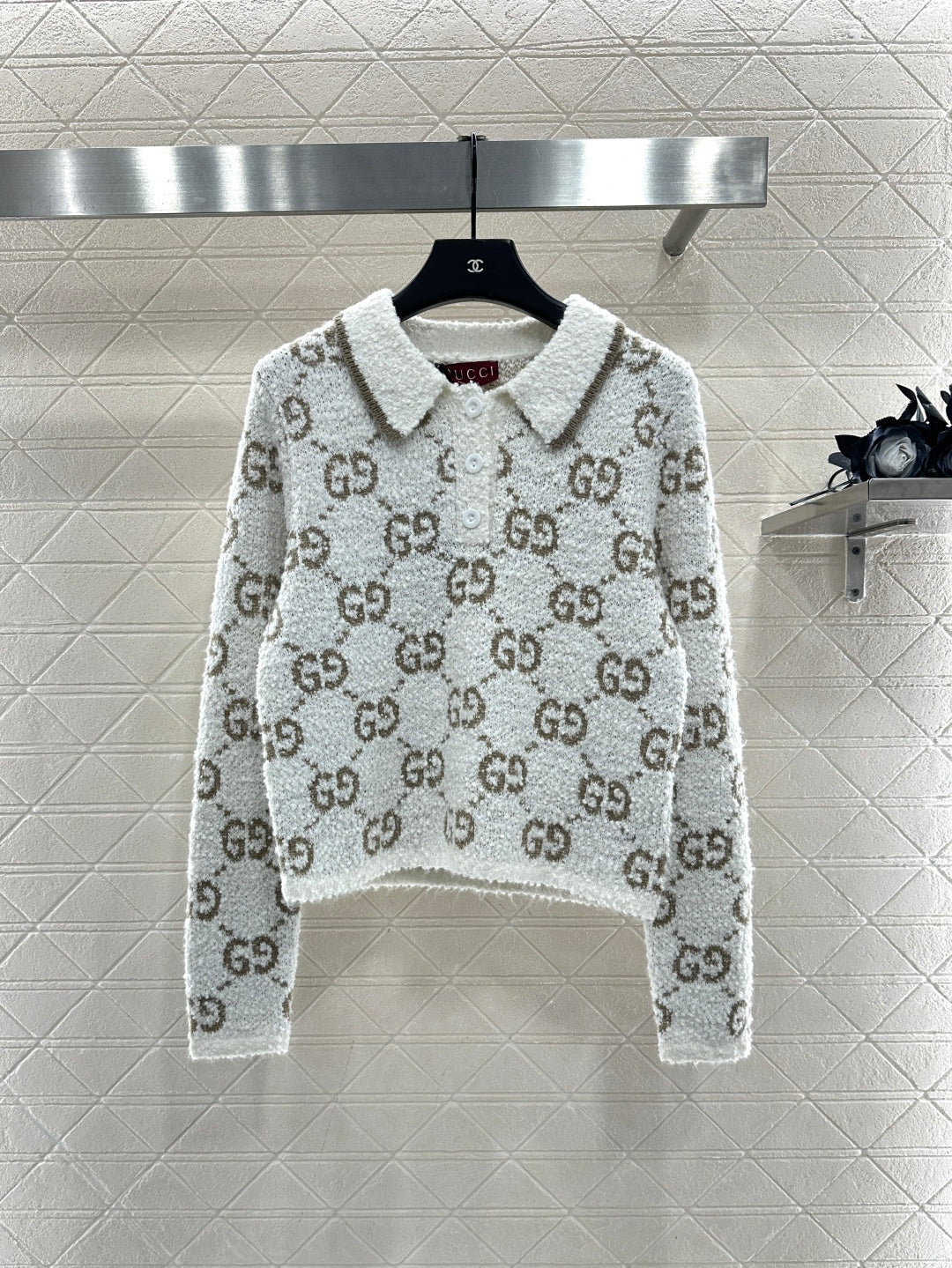 Jacquard Knitted Top