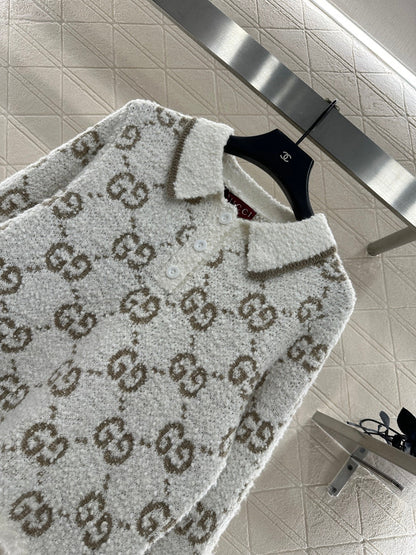 Jacquard Knitted Top