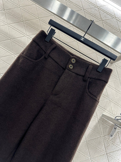 Stand up collar jacket and pants set