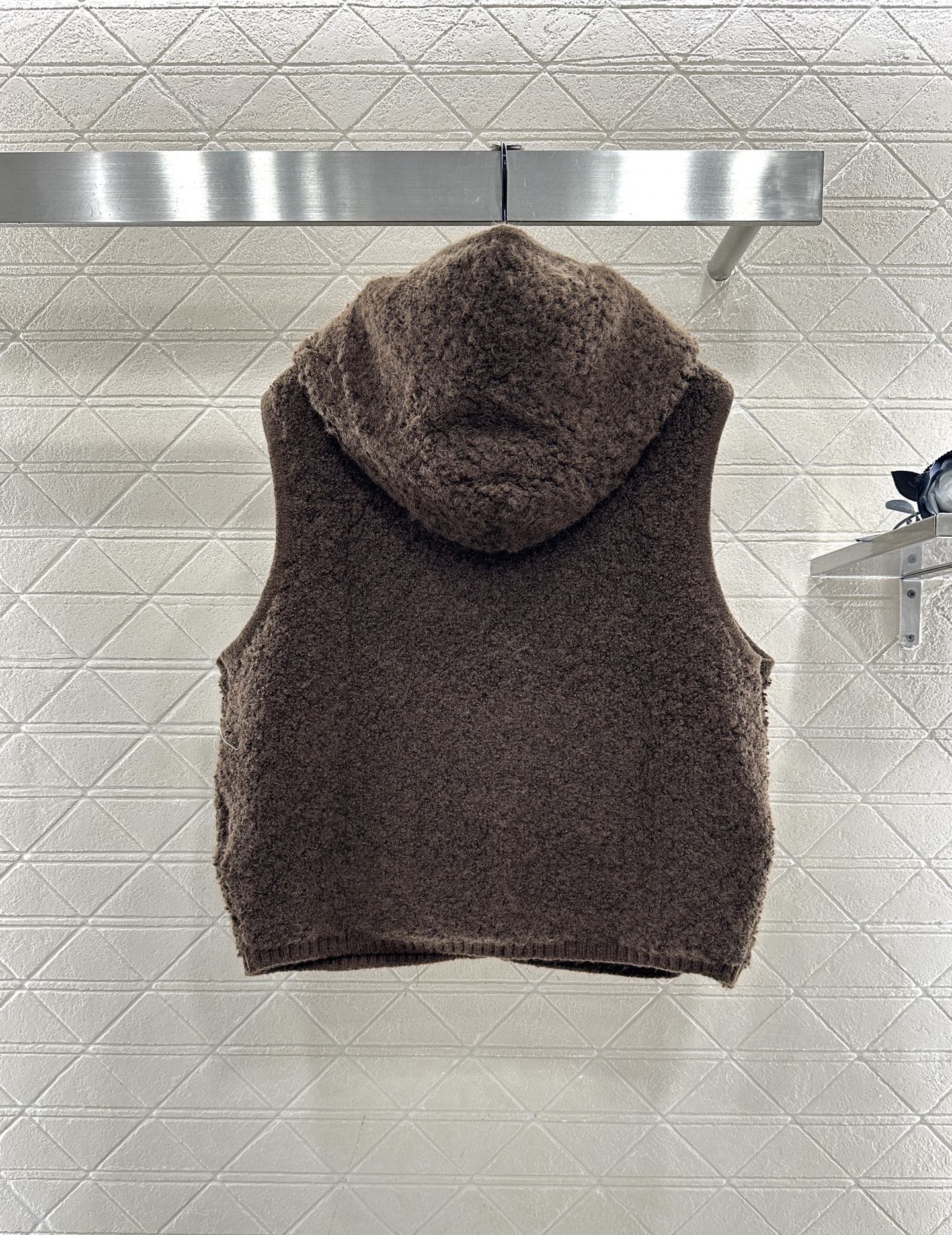 Zipper knitted vest