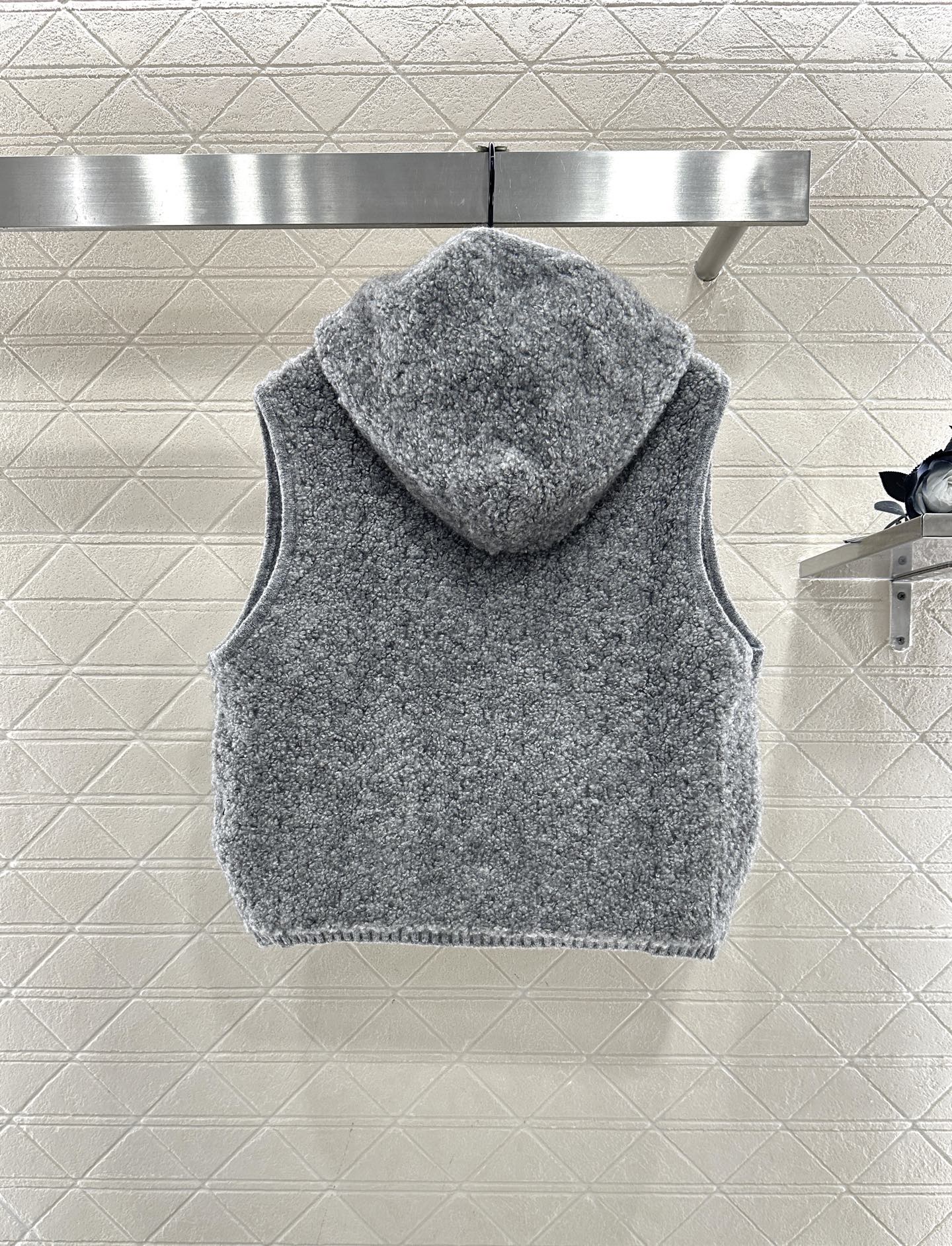 Zipper knitted vest
