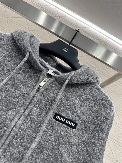 Zipper knitted vest